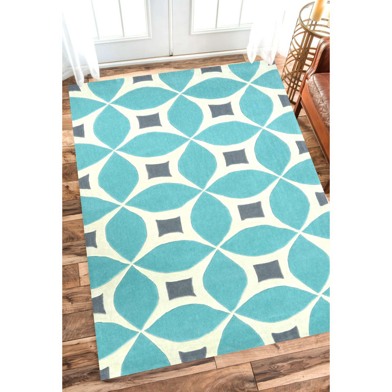 Arverne HandTufted Baby Blue Area Rug & Reviews AllModern